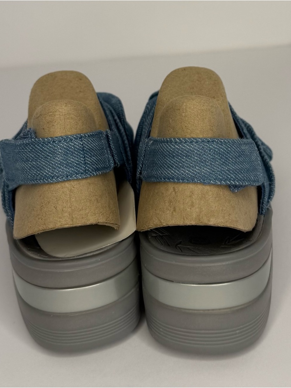 Bzees Denim Blue Knot Slide Sandals - Picture 5 of 8